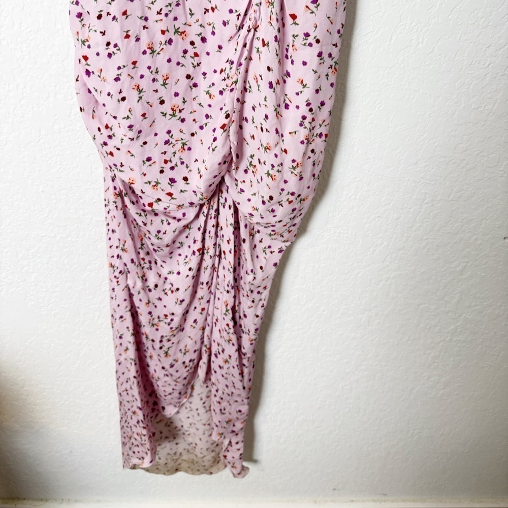 Nicholas Floral Drape Front Dress - Picture 5 of 10